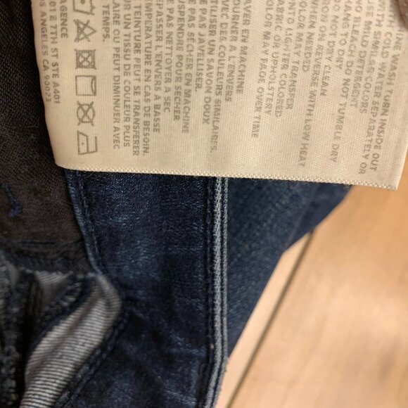 L'AGENCE Margo High Rise Skinny Jeans Dark Wash Size 24 - Picture 8 of 8